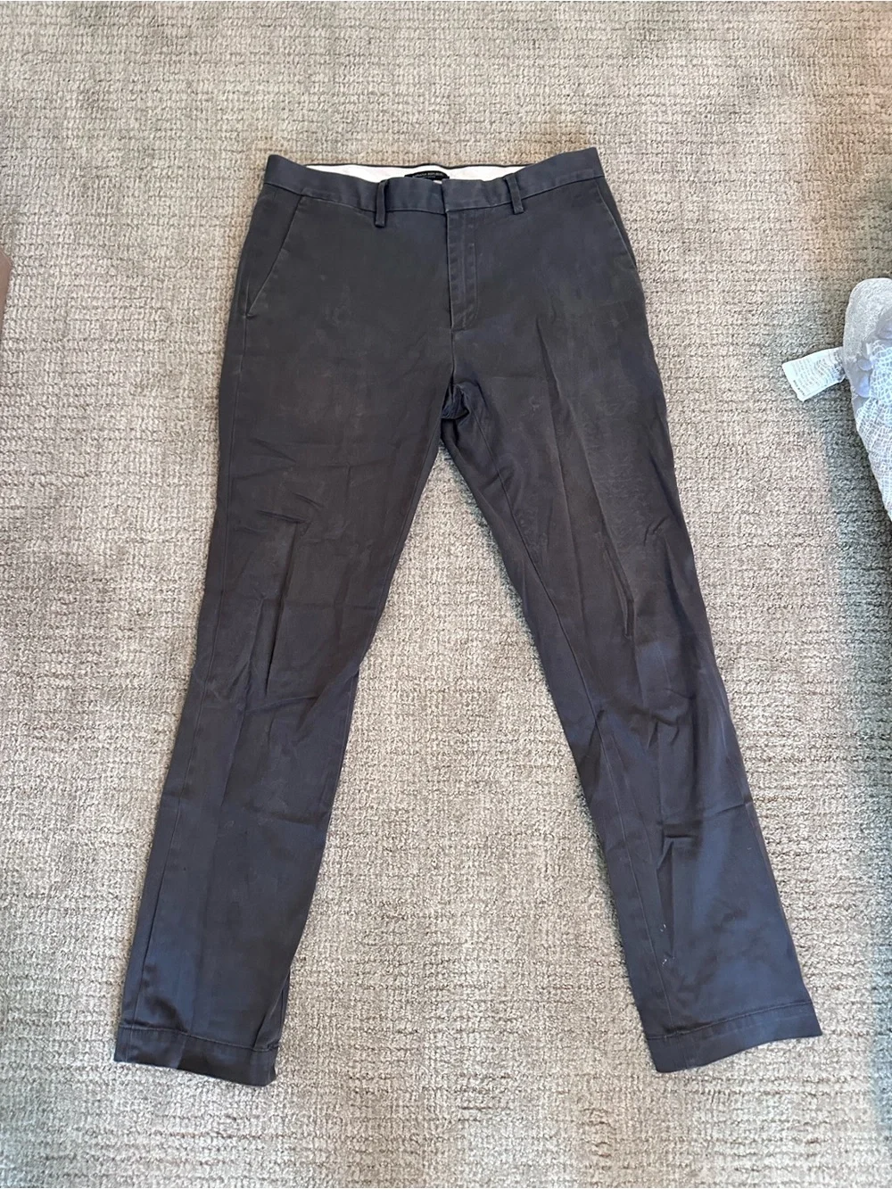Men's Classic Black Slim Chino Pants